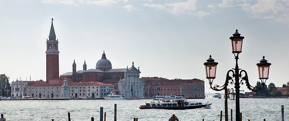 Image showing Venice canal scene in Italy