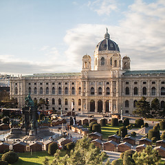 Image showing Natural History Museum in Maria-Theresien-Platz in Vienna