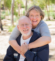 Image showing Happy Senior Couple Portrait Outdoors