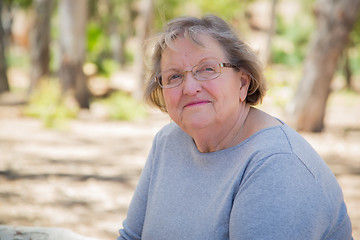 Image showing Happy Content Senior Woman Portrait