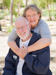 Image showing Happy Senior Couple Portrait Outdoors