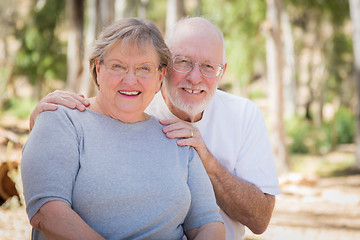 Image showing Happy Senior Couple Portrait Outdoors