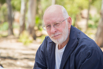 Image showing Happy Content Senior Woman Portrait