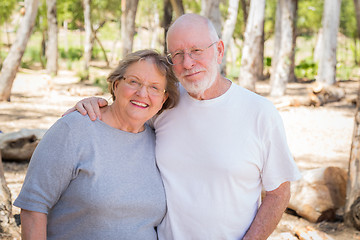 Image showing Happy Senior Couple Portrait Outdoors