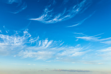 Image showing Blue sky with clouds