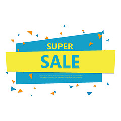 Image showing Sale banner template.