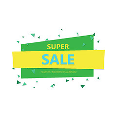 Image showing Sale banner template.