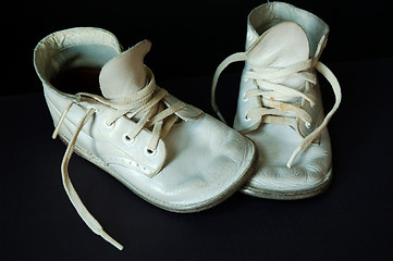 Image showing Vintage Baby Shoes