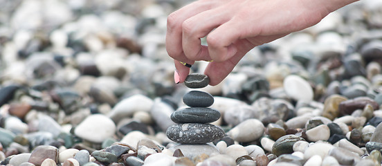 Image showing balancing stones