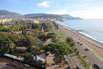 Image showing Aerial Promenade Nice