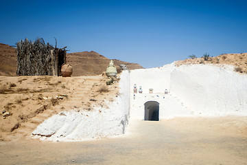 Image showing Troglodyte dwelling in Matmata