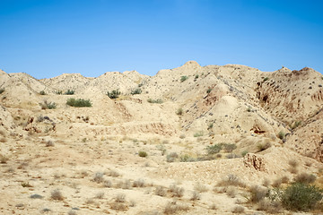 Image showing Rocky desert in Tunisia