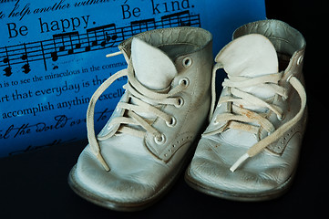 Image showing Vintage Baby Shoes