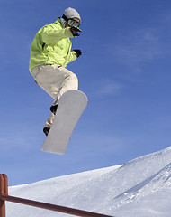 Image showing Snowboarding