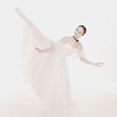 Image showing Romantic Beauty. Retro Style ballerinas