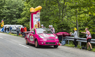 Image showing St. Michel Madeleines Vehicle in Vosges Mountains - Tour de Fran