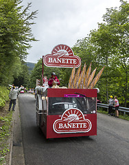 Image showing Banette Vehicle in Vosges Mountains - Tour de France 2014