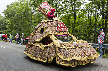 Image showing Banette Vehicle in Vosges Mountains - Tour de France 2014