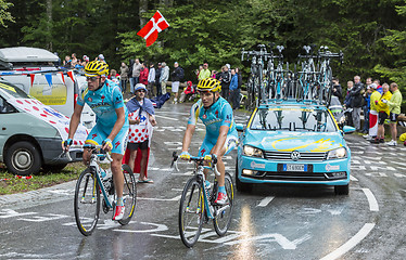 Image showing Two Cyclists