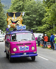 Image showing Belin Vehicle in Vosges Mountains - Tour de France 2014