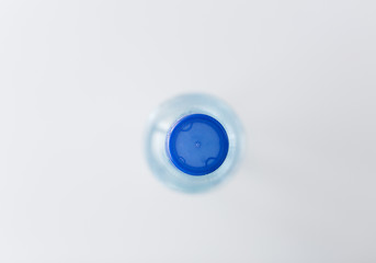 Image showing close up of bottle with drinking water on table