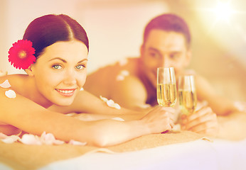 Image showing couple in spa