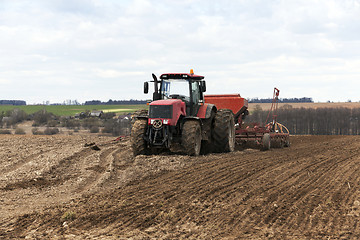 Image showing Planting of cereal crops 