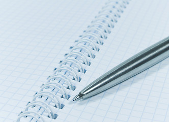 Image showing notebook and pen