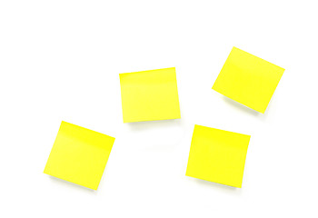 Image showing yellow notes