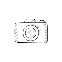 Image showing Camera sketch icon.