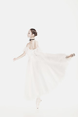 Image showing Romantic Beauty. Retro Style ballerina