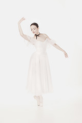 Image showing Romantic Beauty. Retro Style ballerina