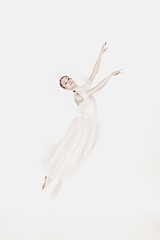 Image showing Romantic Beauty. Retro Style ballerina