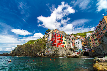 Image showing Riomaggiore, Cinque Terre national park, Liguria, Italy