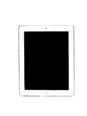 Image showing White digital tablet