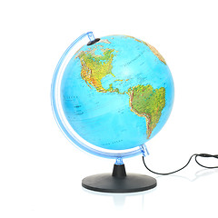 Image showing Globe on white background