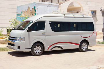 Image showing White van