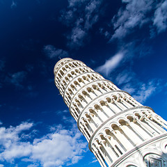 Image showing Leaning tower in Pisa, Tuscany, Italy.