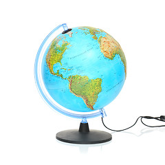 Image showing Globe on white background