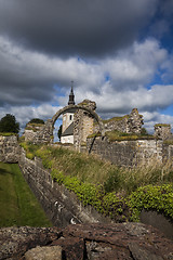 Image showing gudhem convent and church