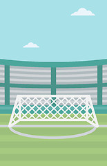 Image showing Background of soccer stadium.