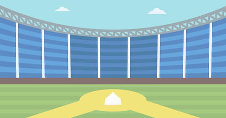 Image showing Background of baseball stadium.