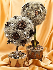 Image showing Handmade  Trees 