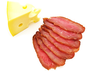 Image showing Meat And Cheese