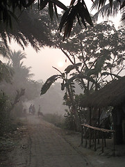 Image showing Morning in Bengali village