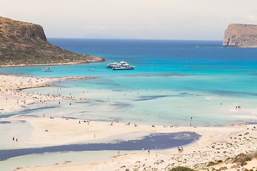Image showing Balos beach at Crete island in Greece