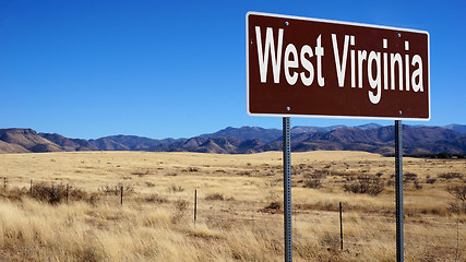 Image showing West Virginia road sign