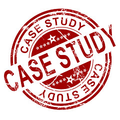 Image showing Red case study stamp 