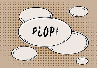 Image showing PLOP comic bubble