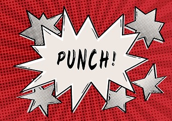 Image showing PUNCH comic bubble